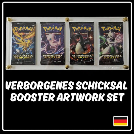 Pokemon Verborgenes Schicksal Booster Artwork Set (DE)