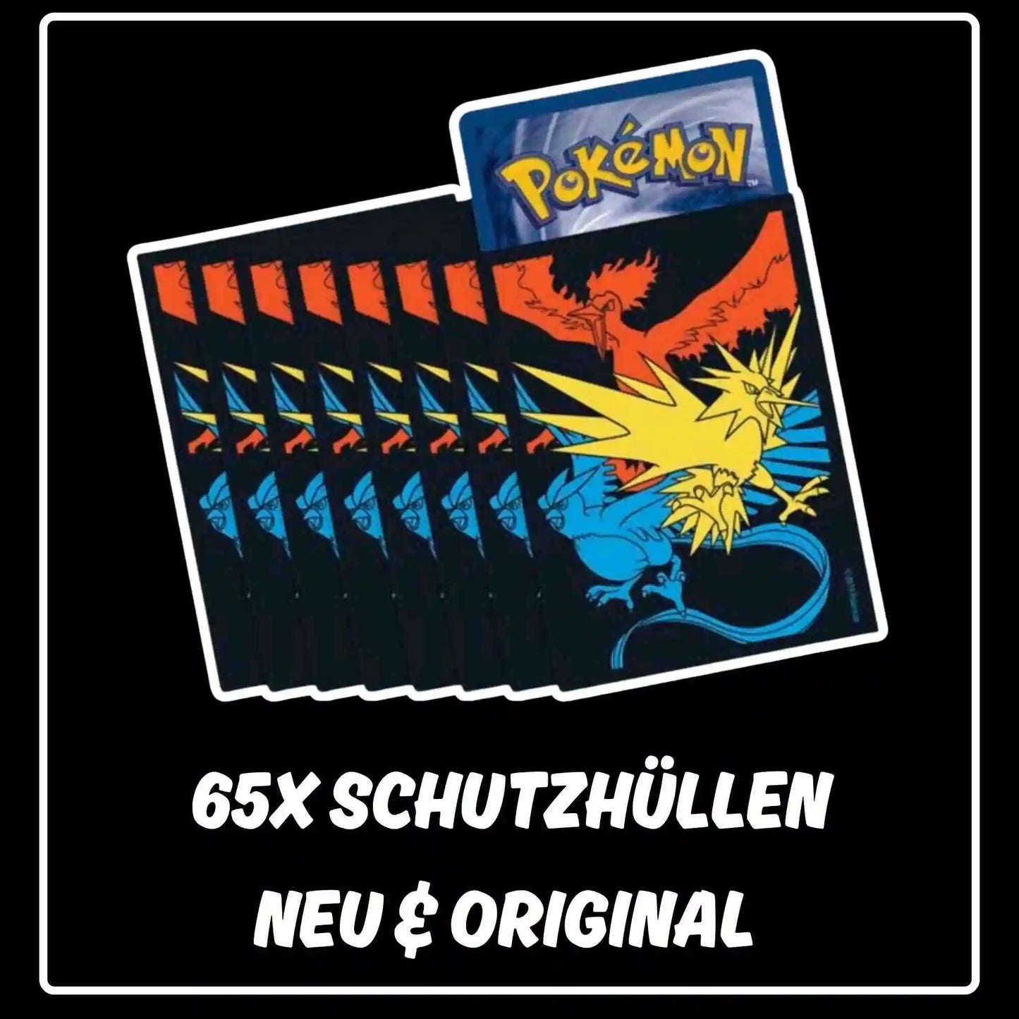 Pokemon Karten 65x Schutzhüllen Verborgenes Schicksal (Top Trainer Box)