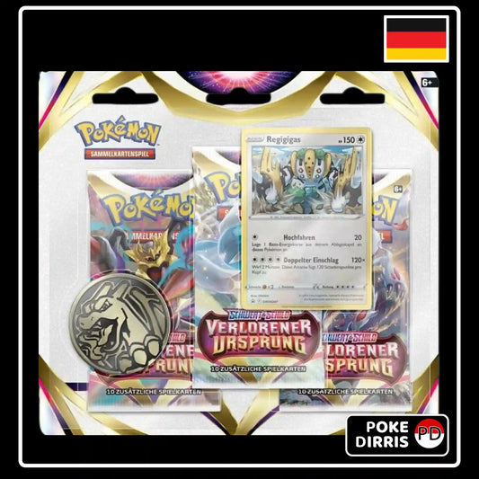 Pokemon Verlorener Ursprung 3-Pack Blister Regigigas (DE)