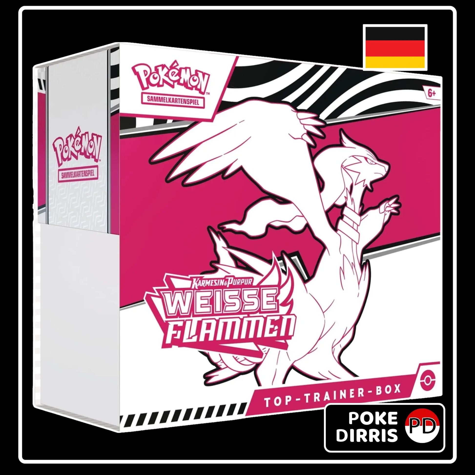 Pokemon Weisse Flammen Top Trainer Box (DE) DIFF