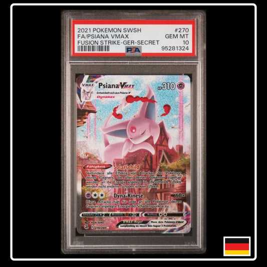 Psiana VMAX PSA 10 Pokemon Fusionsangriff