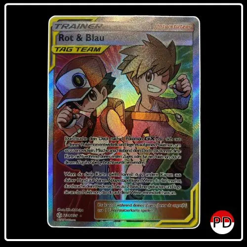 Rot & Blau Full Art 234/236 Pokemon Welten im Wandel