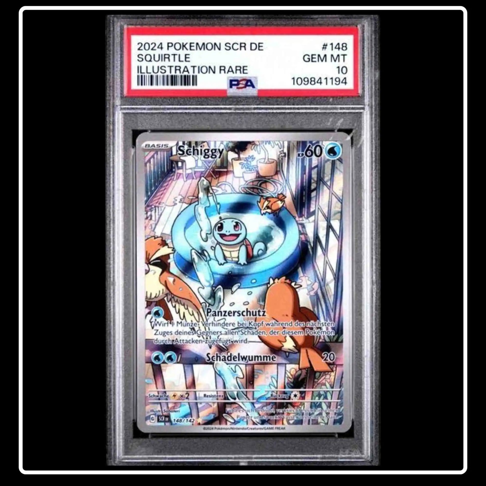 Schiggy Illustration Rare PSA 10 Pokemon