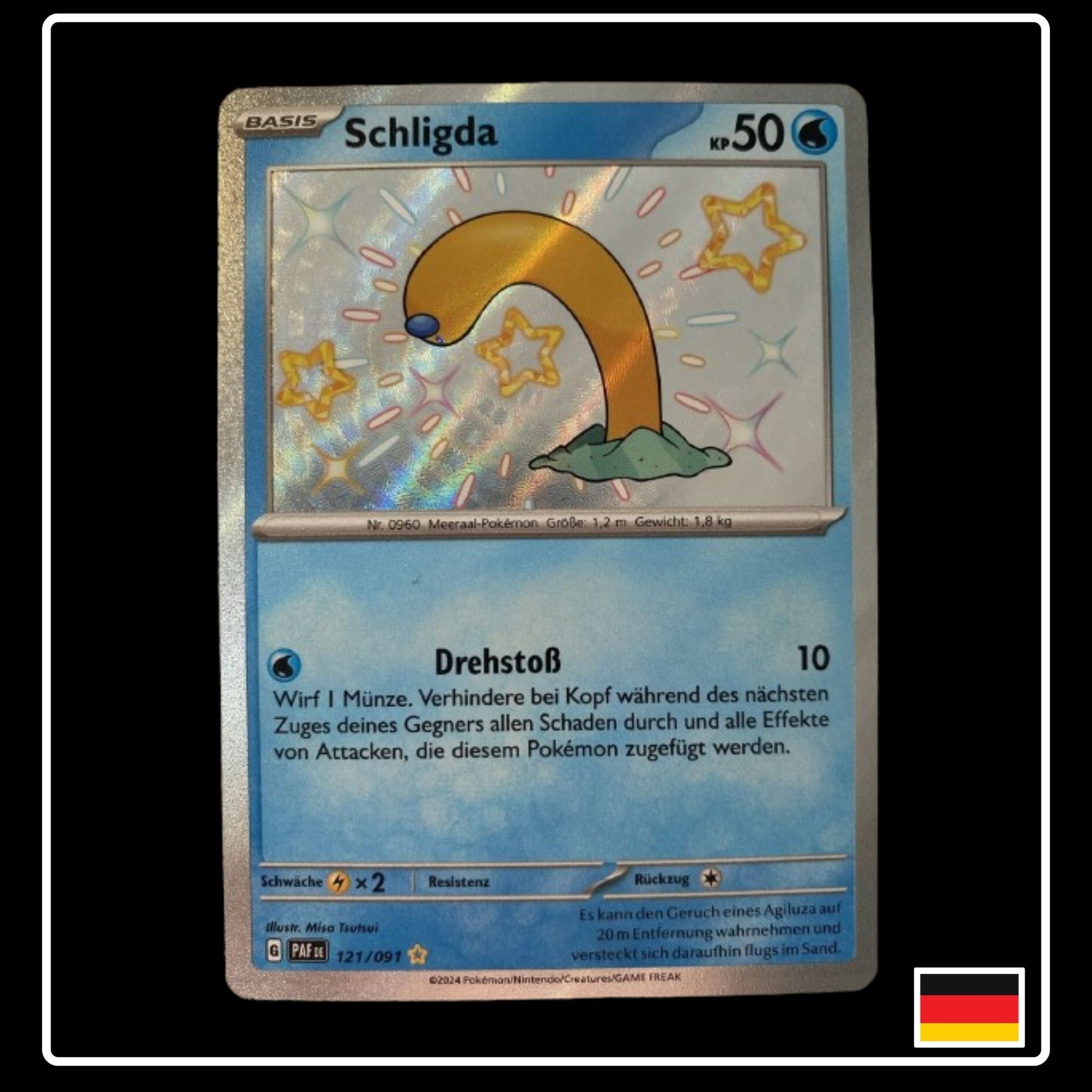 Pokemon Karte Schligda Shiny aus Paldeads Schicksale auf Deutsch und Selten