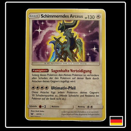 Schimmerndes Arceus 57/73 Pokemon Schimmernde Legenden
