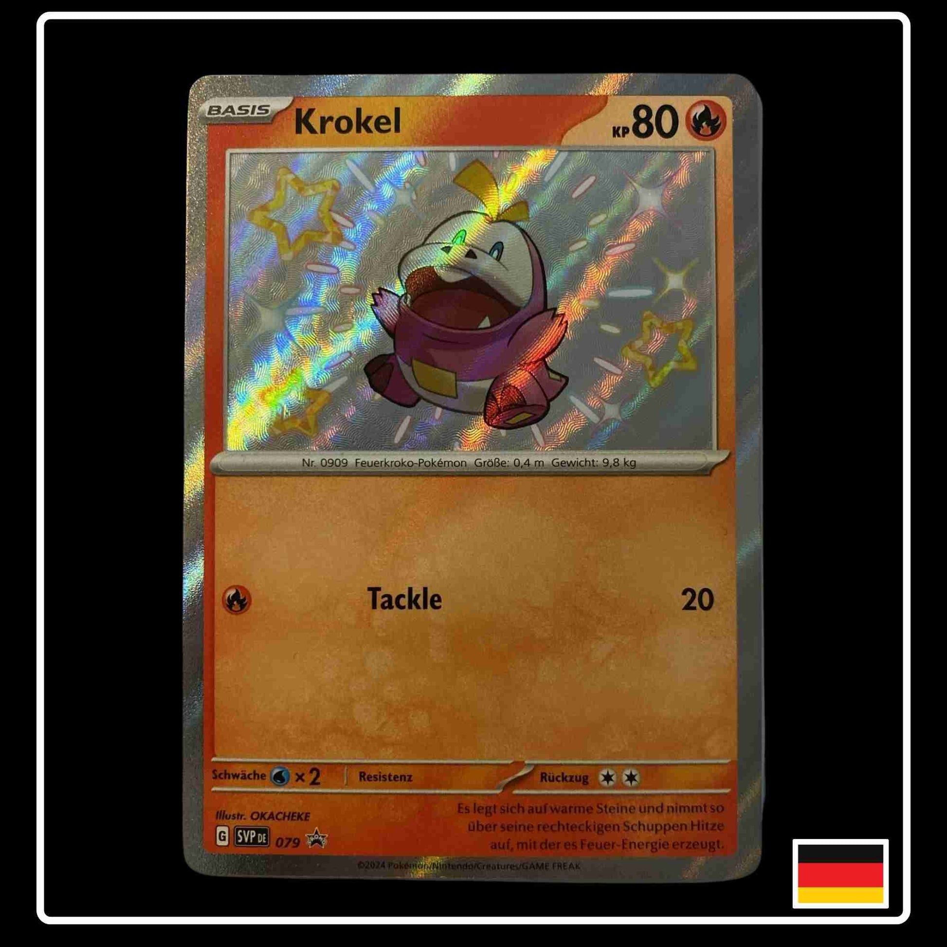 Shiny Krokel Promo Pokemon Karte Kollektion Paldeas Schicksale