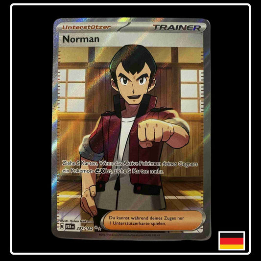 Trainer Norman Full Art aus dem Set Paradox Rift