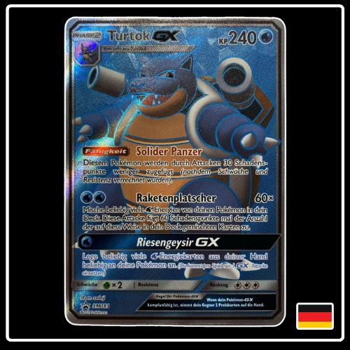 Turtok GX Full Art SM189 Pokemon SM Black Star Promo